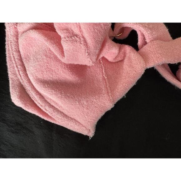 3 for $9 Victoria Secret Swim 2 piece Terry Pink High Waist Under Wire 34DD M - Picture 8 of 11